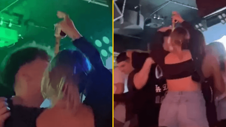 Woman savagely pulls out measuring tape at a club to check if man is tall enough Woman savagely pulls out measuring tape at a club to check if man is tall enough
