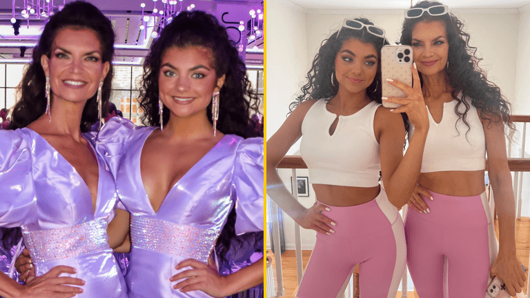 ‘My mum and I look identical and wear matching outfits every day – we’re constantly mistaken for sisters’ ‘My mum and I look identical and wear matching outfits every day – we’re constantly mistaken for sisters’