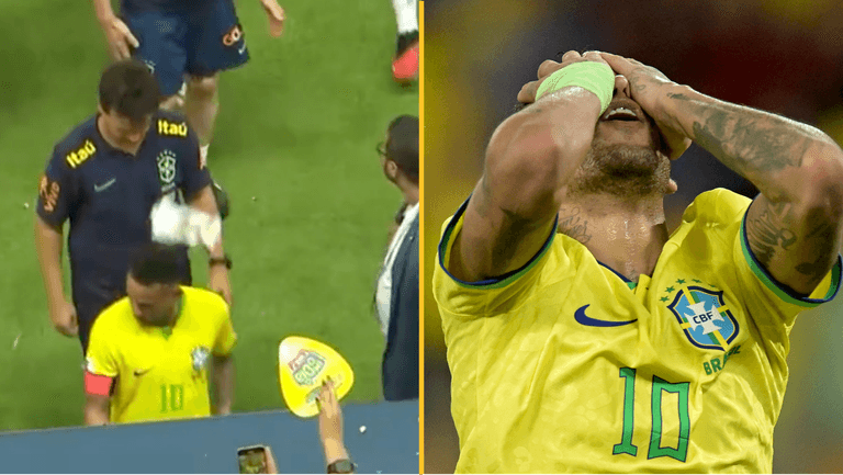 Neymar makes Brazil ultimatum after being hit by popcorn thrown by a fan Neymar makes Brazil ultimatum after being hit by popcorn thrown by a fan