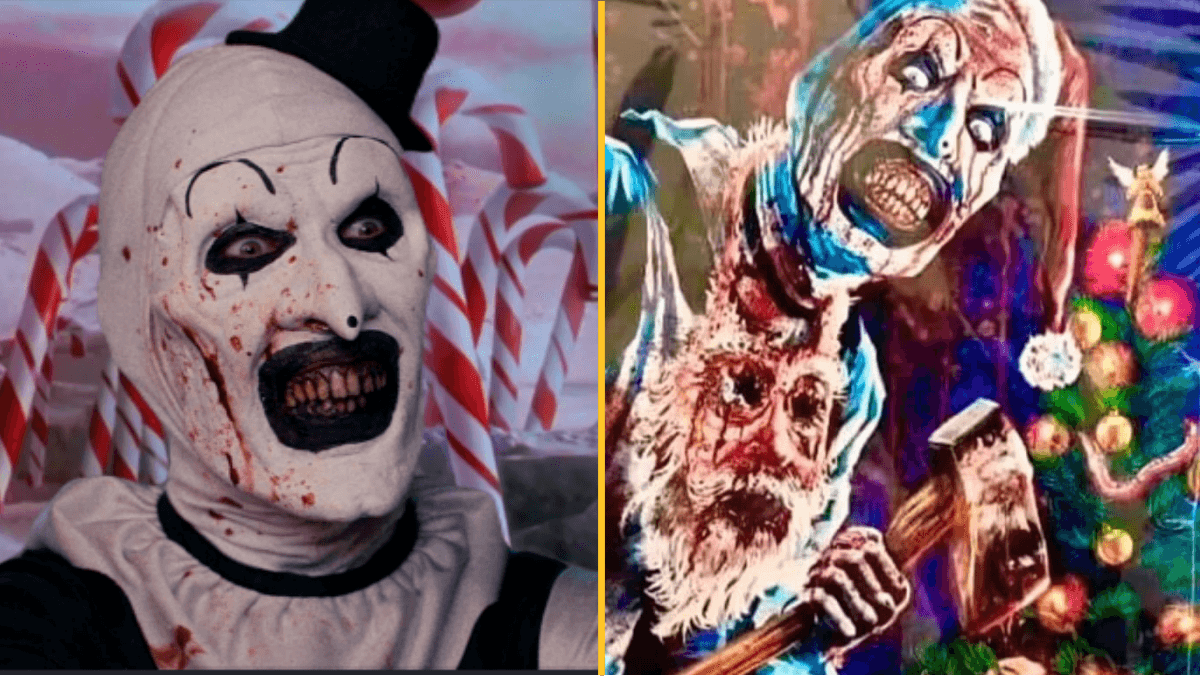 Terrifier 3 release date confirmed as first poster reveals it will be a Christmas slasher