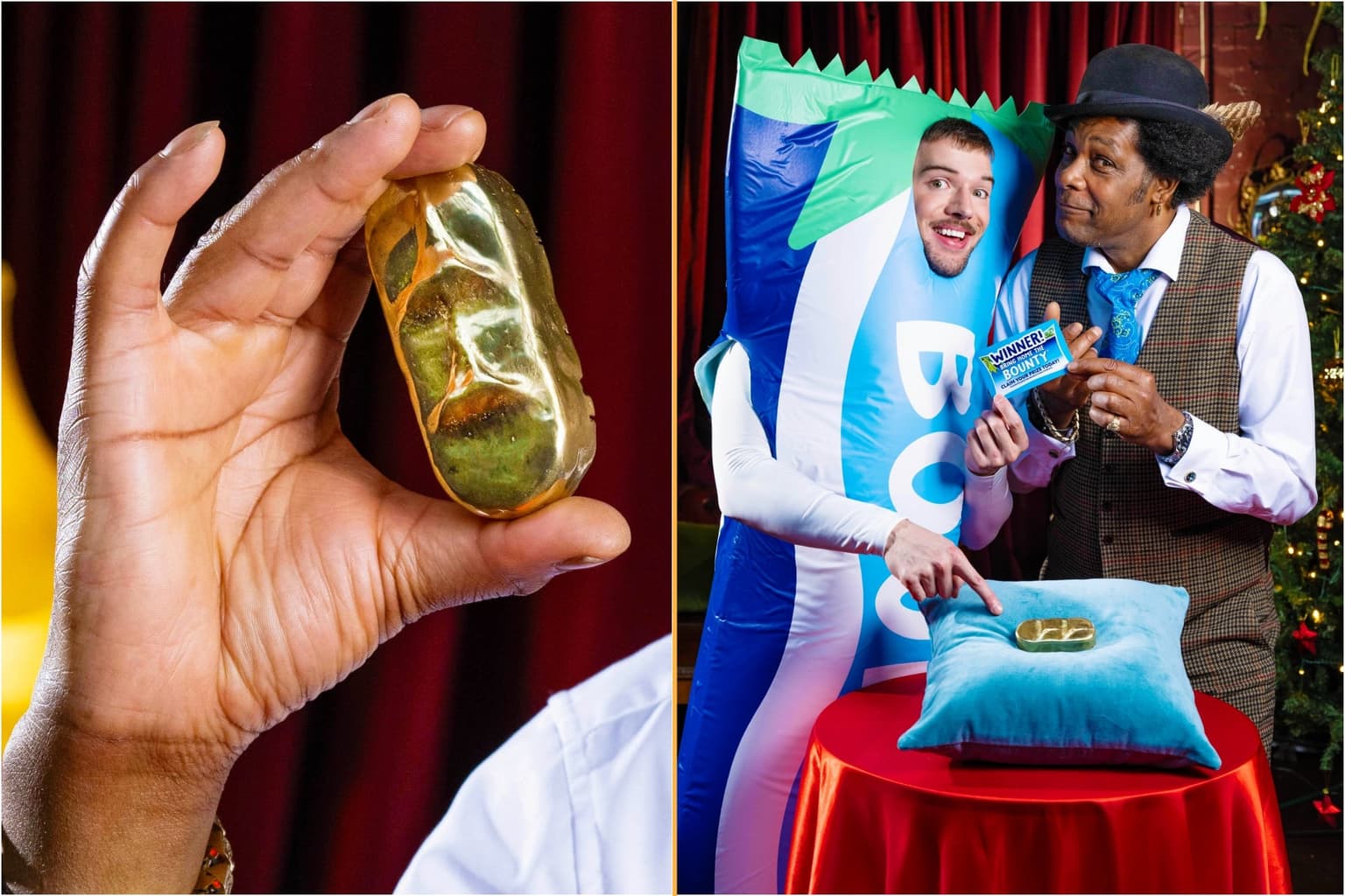 Celebrations boxes will have Bounty chocolate worth £25,000 this Christmas