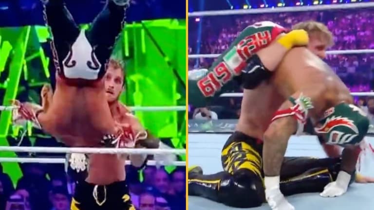 Fans praise Logan Paul after spotting him saving wrestler’s life during WWE match Fans praise Logan Paul after spotting him saving wrestler’s life during WWE match