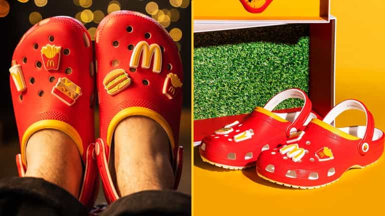 McDonald’s Crocs are available to buy from today McDonald’s Crocs are available to buy from today
