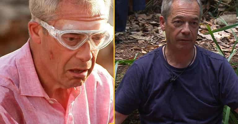 I’m A Celeb viewers ‘traumatised’ after Nigel Farage flashes bare bum in jungle shower I’m A Celeb viewers ‘traumatised’ after Nigel Farage flashes bare bum in jungle shower