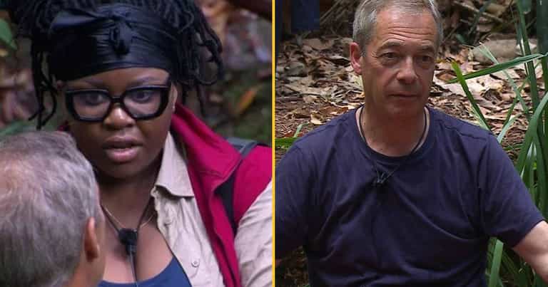 Nigel Farage and Nella Rose clash in new I’m A Celebrity spat Nigel Farage and Nella Rose clash in new I’m A Celebrity spat
