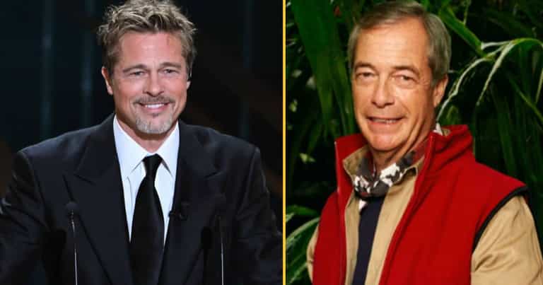 I’m A Celeb viewers can’t believe Nigel Farage is same age as Brad Pitt I’m A Celeb viewers can’t believe Nigel Farage is same age as Brad Pitt