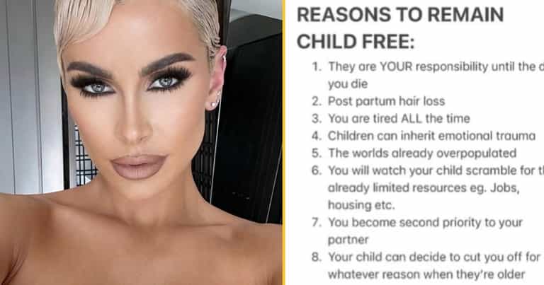 Model receives huge backlash after listing 117 reasons not to have kids Model receives huge backlash after listing 117 reasons not to have kids