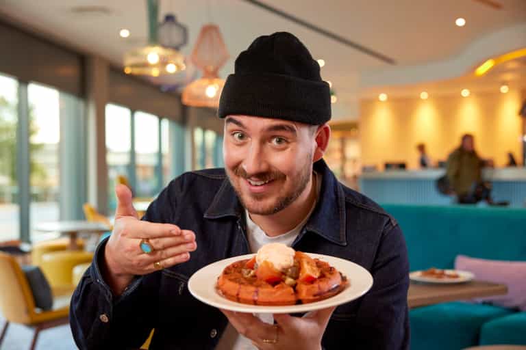 Hotel chain infuse Full English flavours into breakfast waffles Hotel chain infuse Full English flavours into breakfast waffles
