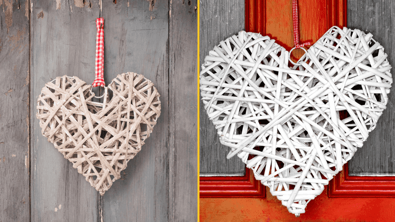 People left stunned after discovering why people have wicker hearts on their doors and windows People left stunned after discovering why people have wicker hearts on their doors and windows