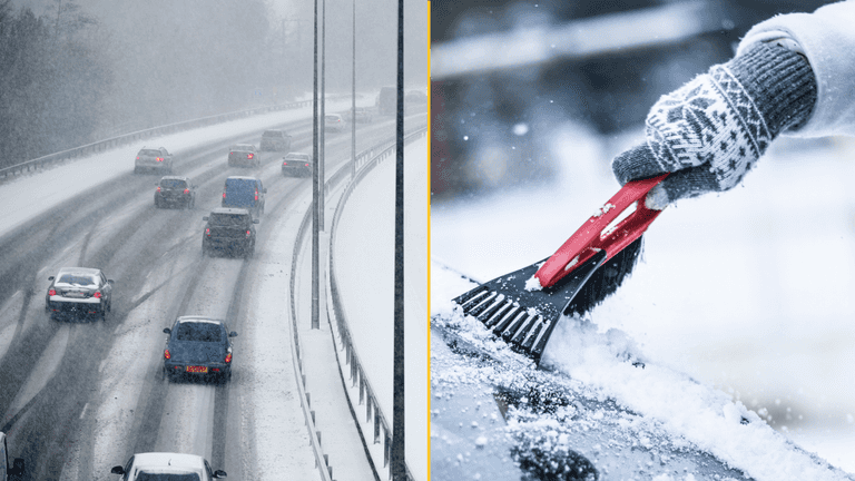 Met Office issue snow and ice warning for UK tonight Met Office issue snow and ice warning for UK tonight