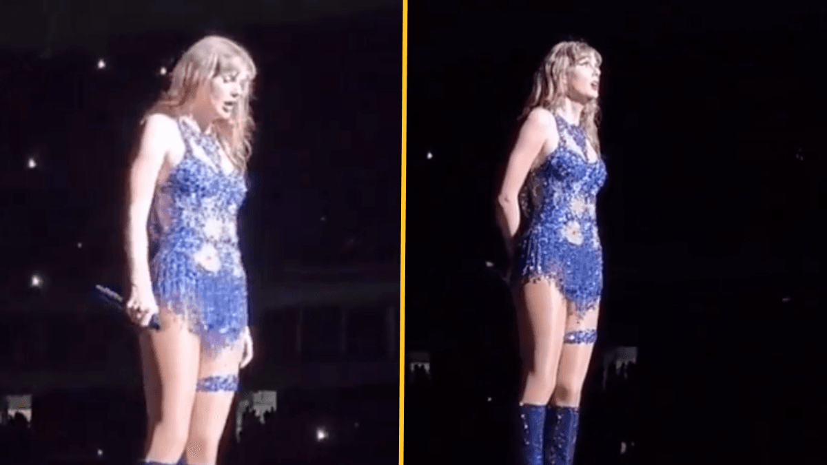 Worrying clip sees Taylor Swift ‘struggle to breathe’ at concert after fan dies from cardiac arrest