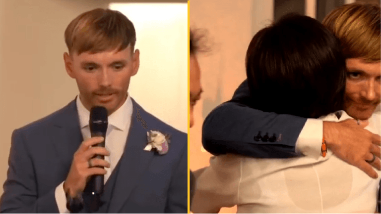 Man secretly learns Korean for a year to surprise bride at wedding speech Man secretly learns Korean for a year to surprise bride at wedding speech