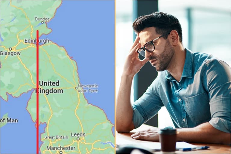People can’t get their heads around how Edinburgh is further west than Bristol People can’t get their heads around how Edinburgh is further west than Bristol