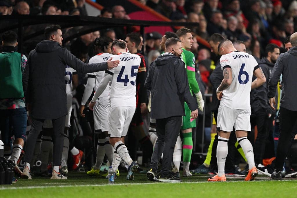 Premier League game abandoned as player collapses during game