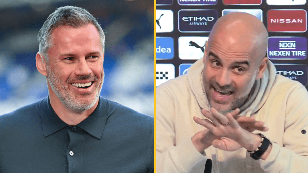 Jamie Carragher’s brilliant response to Pep Guardiola saying he’s never won the Premier League