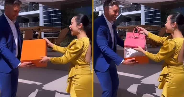 Video of rich woman revealing gender of baby by opening £25,000 bag goes viral Video of rich woman revealing gender of baby by opening £25,000 bag goes viral