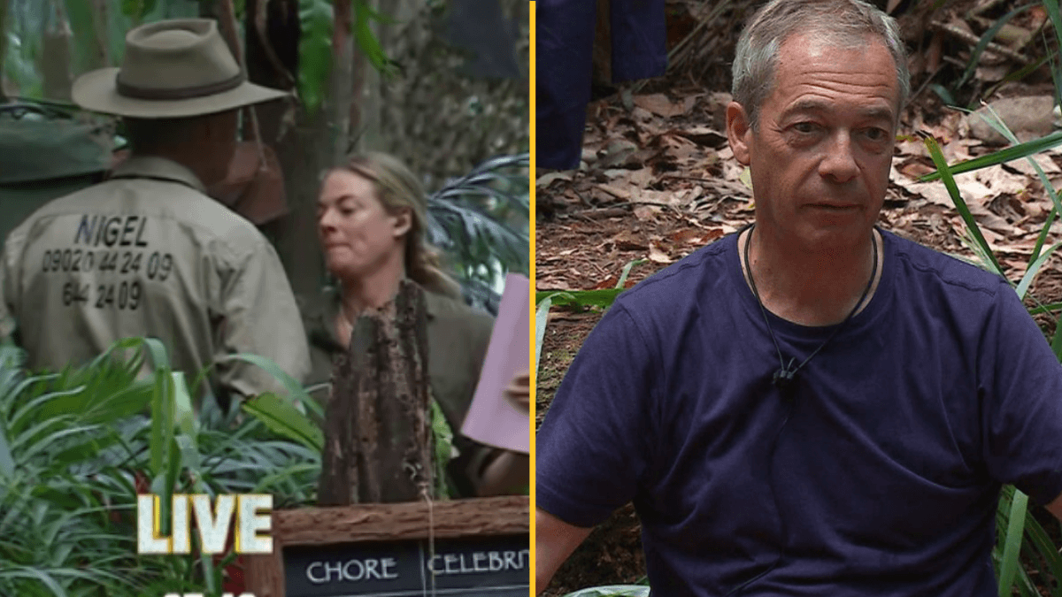 Fans work out what Nigel Farage was told by I’m A Celeb producer after coming third