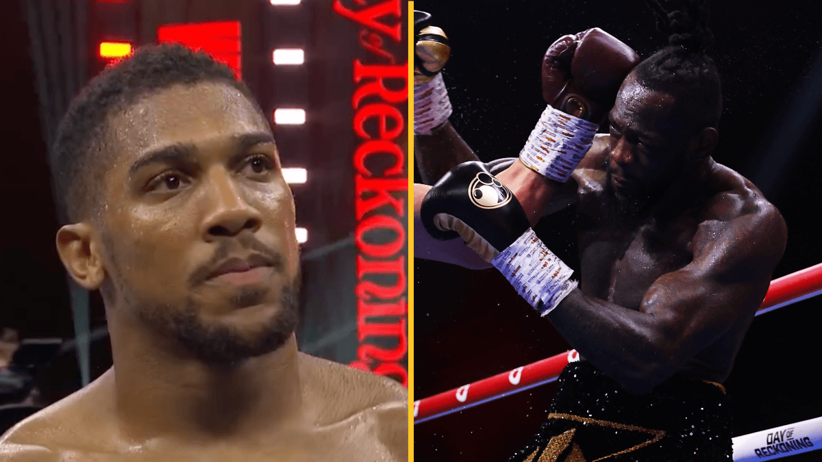 Anthony Joshua sends message to Deontay Wilder after shock Joseph Parker defeat
