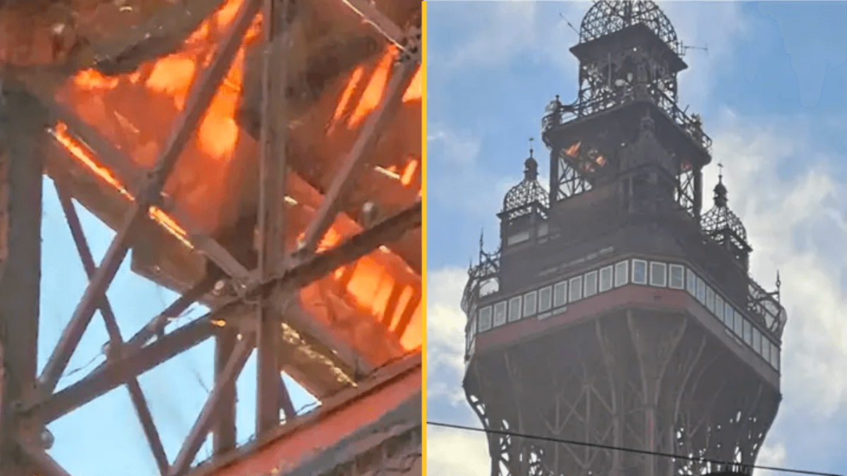 Panic over as authorities confirm no fire at Blackpool Tower