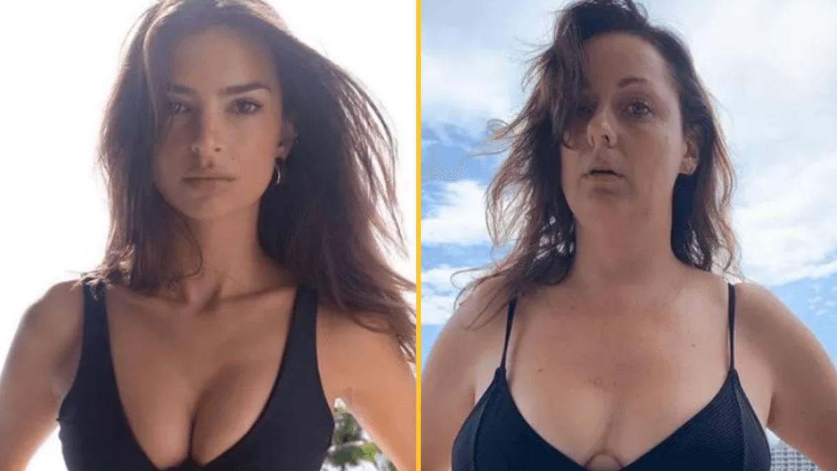Emily Ratajkowski asks comedian to stop mimicking her photos