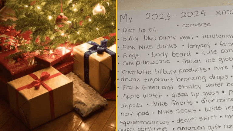 People ‘speechless’ after woman shares 13-year-old’s Christmas list for this year People ‘speechless’ after woman shares 13-year-old’s Christmas list for this year