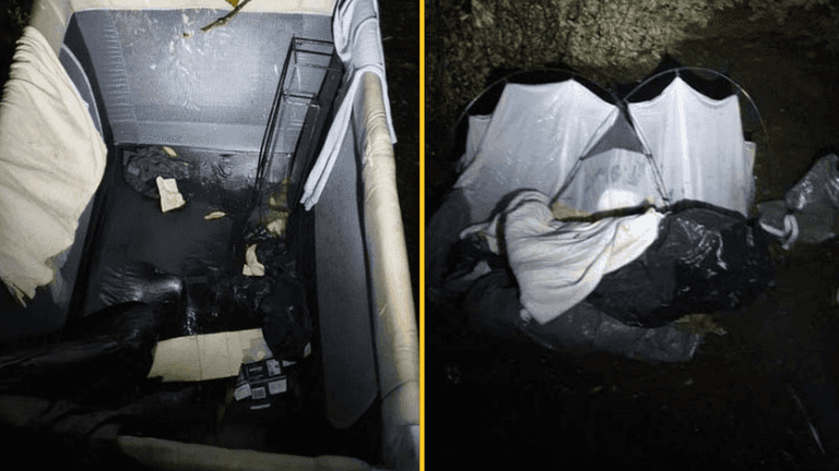 Hunt launched for couple and baby ‘sleeping rough’ as tent found with cot inside Hunt launched for couple and baby ‘sleeping rough’ as tent found with cot inside