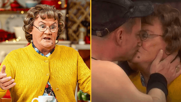 Mrs Brown’s Boys viewers left ‘physically sick’ after star snogs real-life son Mrs Brown’s Boys viewers left ‘physically sick’ after star snogs real-life son