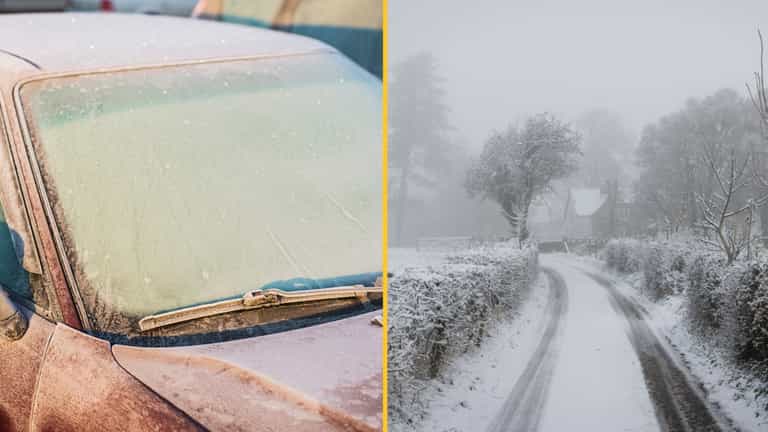 Brits warned of ‘ice rink Monday’ as ‘treacherous conditions’ hit UK Brits warned of ‘ice rink Monday’ as ‘treacherous conditions’ hit UK