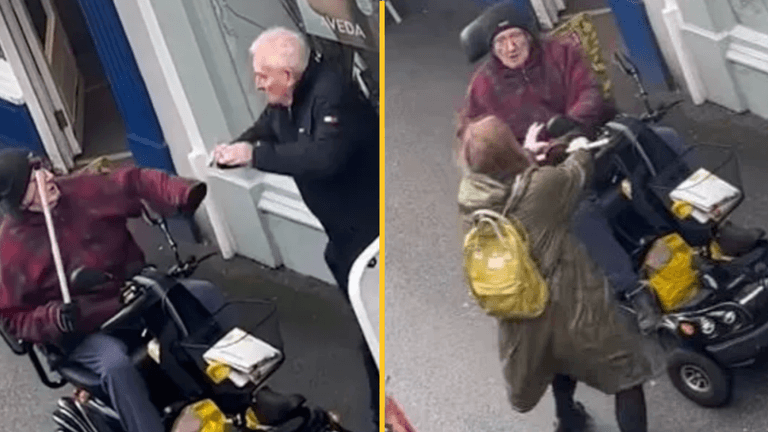 Angry pensioner uses mobility scooter to mow down man who bought the last pasty Angry pensioner uses mobility scooter to mow down man who bought the last pasty