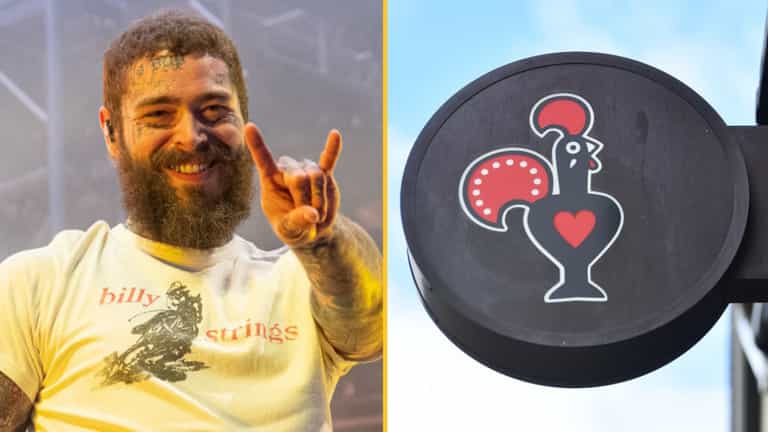 Post Malone drops mad amount of money on Nandos to feed his entourage Post Malone drops mad amount of money on Nandos to feed his entourage