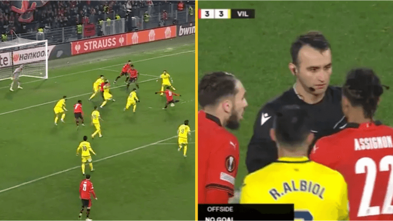 Rennes denied last minute equaliser vs Villarreal by VAR due to little-known rule Rennes denied last minute equaliser vs Villarreal by VAR due to little-known rule