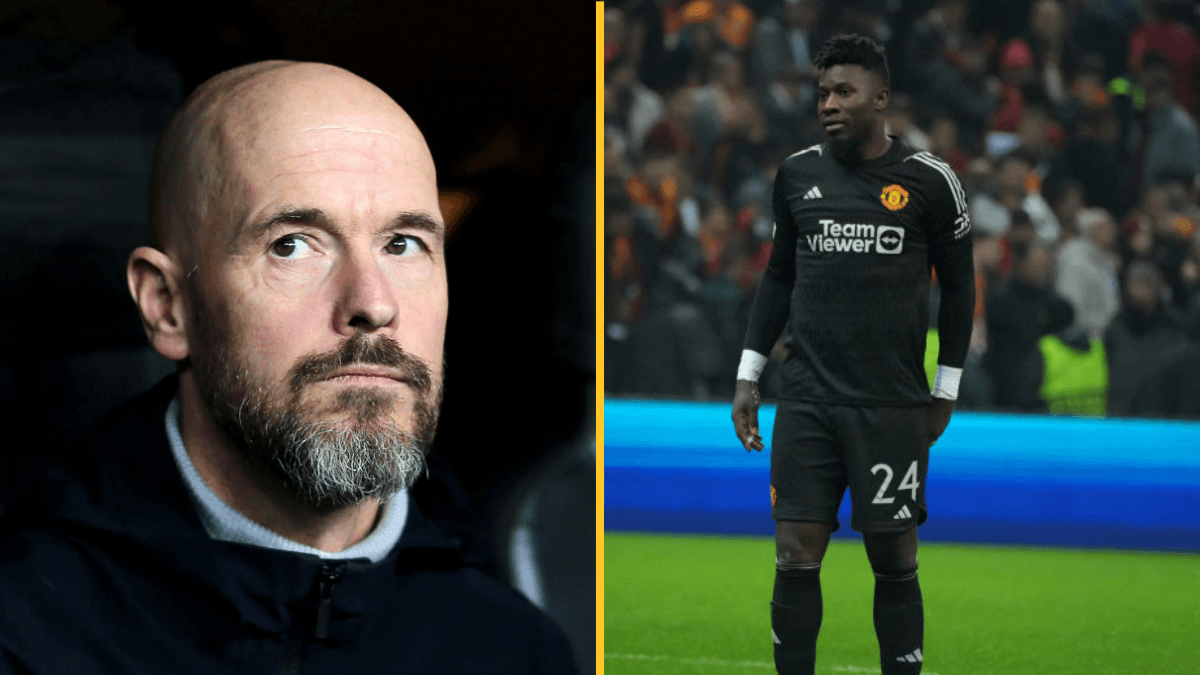 Onana the second best keeper in the Premier League says Erik ten Hag