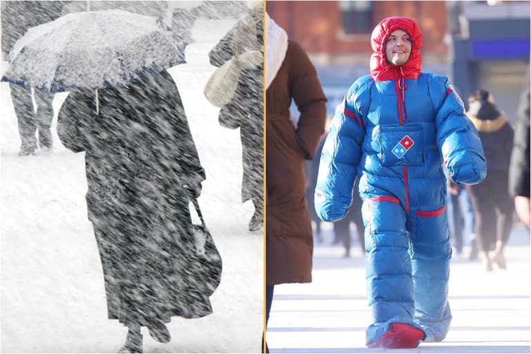 Domino’s bring out ‘Heat Suit’ made out of pizza delivery bags Domino’s bring out ‘Heat Suit’ made out of pizza delivery bags