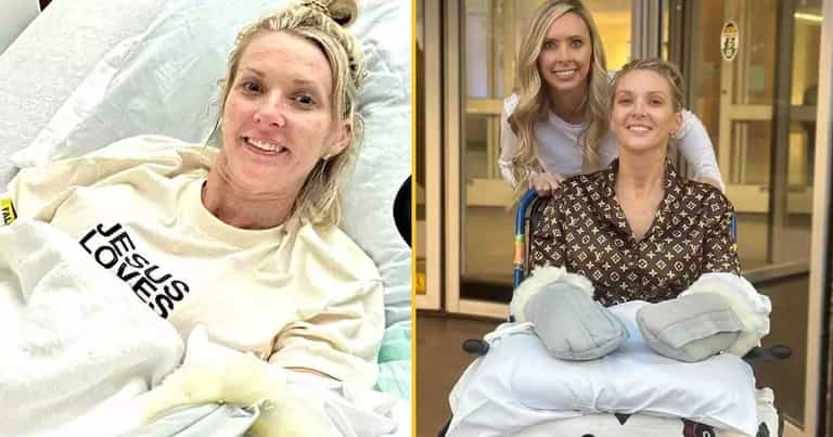 Family issue update on woman who had all her limbs amputated after routine operation Family issue update on woman who had all her limbs amputated after routine operation