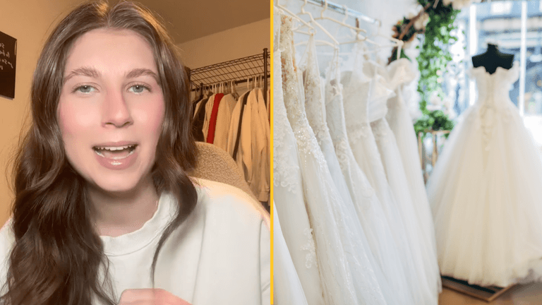 Woman sparks debate after refusing to leave a tip at bridal store Woman sparks debate after refusing to leave a tip at bridal store