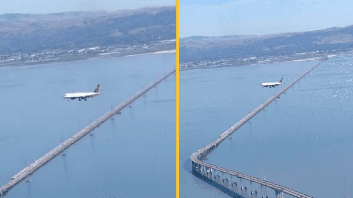 Video of motionless plane ‘stuck’ in the sky has people calling it a ‘glitch’ in the Matrix