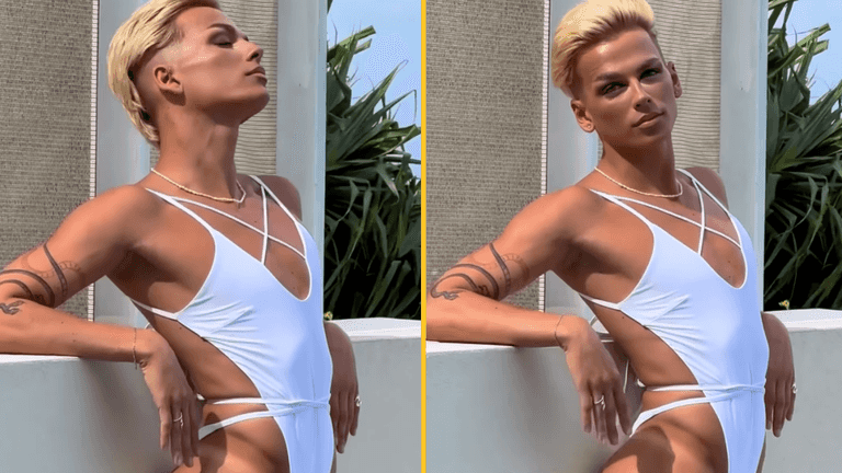 Bikini brand hits back after using a male model for swimsuit campaign Bikini brand hits back after using a male model for swimsuit campaign