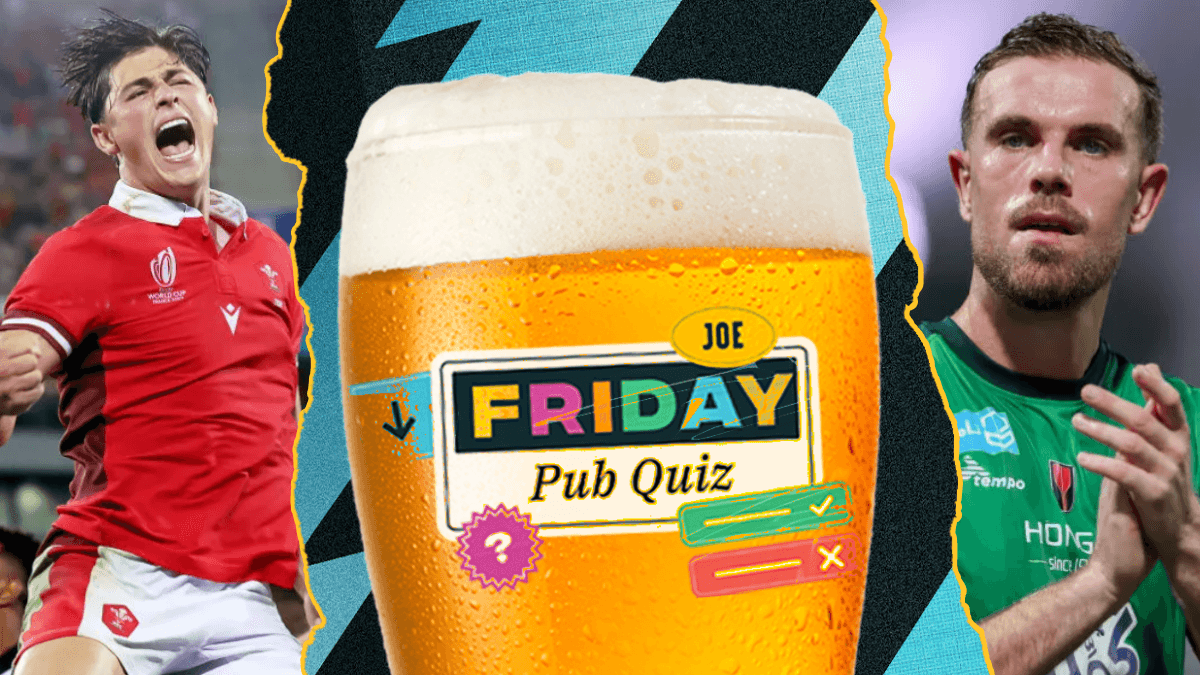 The JOE Friday Pub Quiz: week 382