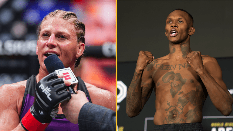 New UFC signing Kayla Harrison says she would ‘mess up’ Israel Adesanya New UFC signing Kayla Harrison says she would ‘mess up’ Israel Adesanya