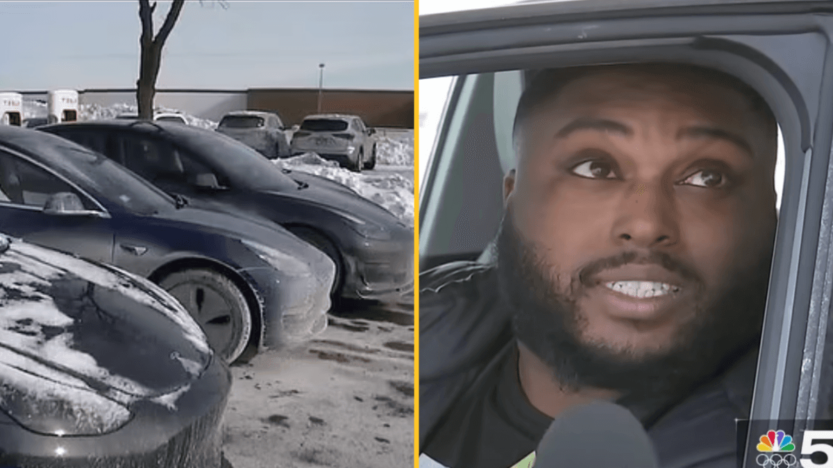 Tesla drivers stranded as charging stations stop working in freezing weather