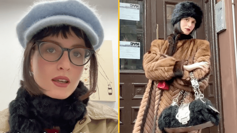 Woman kicked out of bar for wearing real fur Woman kicked out of bar for wearing real fur