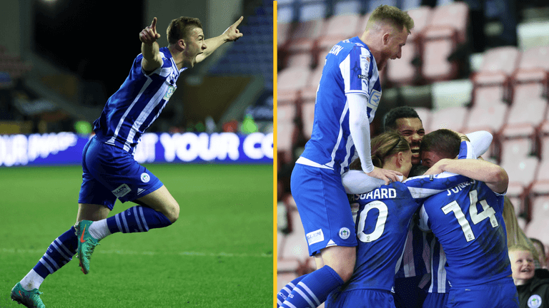 Wigan create Football League history in win against Wycombe Wanderers Wigan create Football League history in win against Wycombe Wanderers