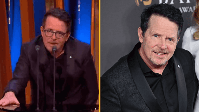 Michael J Fox leaves viewers in tears with surprise Bafta appearance Michael J Fox leaves viewers in tears with surprise Bafta appearance
