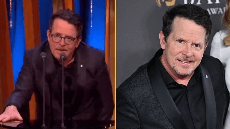 Michael J Fox leaves viewers in tears with surprise Bafta appearance Michael J Fox leaves viewers in tears with surprise Bafta appearance