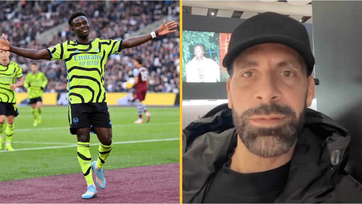 Rio Ferdinand claims Bukayo Saka ‘isn’t a world class player’