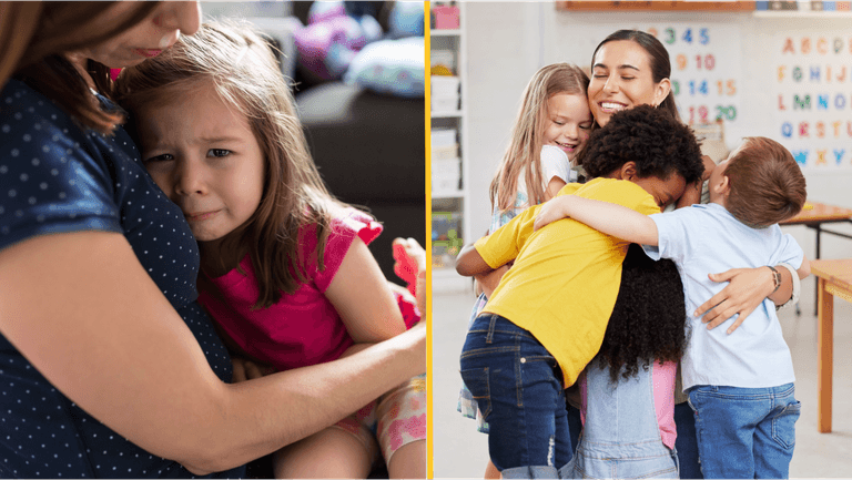 ‘I pulled my toddler out of daycare because staff kept hugging her when she was upset’ ‘I pulled my toddler out of daycare because staff kept hugging her when she was upset’