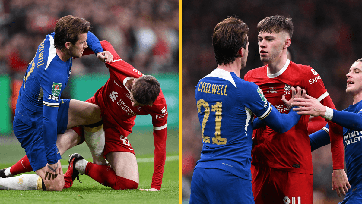 Conor Bradley trolls Ben Chilwell after Carabao Cup final win