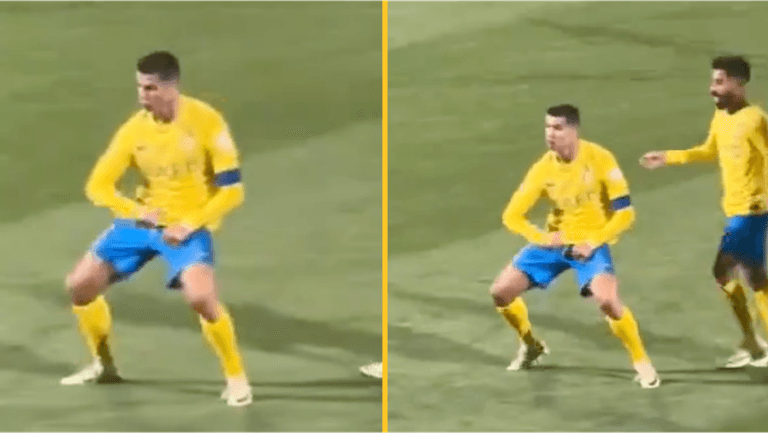 Cristiano Ronaldo suspended and fined by Saudi FA for x-rated response to fans shouting Messi at him Cristiano Ronaldo suspended and fined by Saudi FA for x-rated response to fans shouting Messi at him