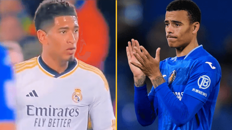 Fans think Jude Bellingham shouted one-word insult at Mason Greenwood Fans think Jude Bellingham shouted one-word insult at Mason Greenwood