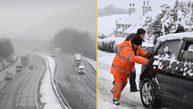 Chilling weather map shows exact date ’90 hours of snow’ will hit the entire UK Chilling weather map shows exact date ’90 hours of snow’ will hit the entire UK
